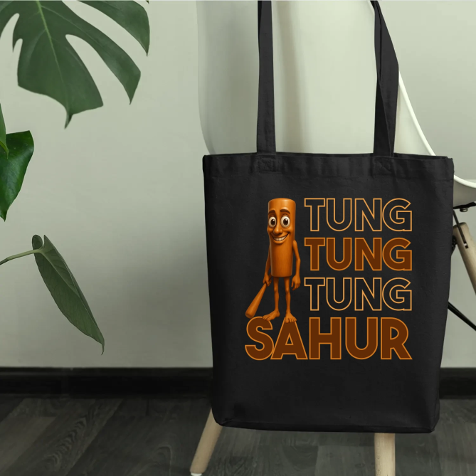 Tung tung tung sahur - Italian Brainrot - taška s potiskem