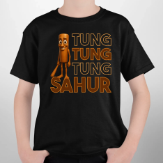 Tung tung tung sahur - Italian Brainrot - dětské tričko s potiskem