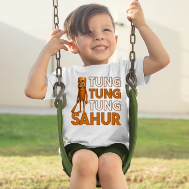 Tung tung tung sahur - Italian Brainrot - dětské tričko s potiskem