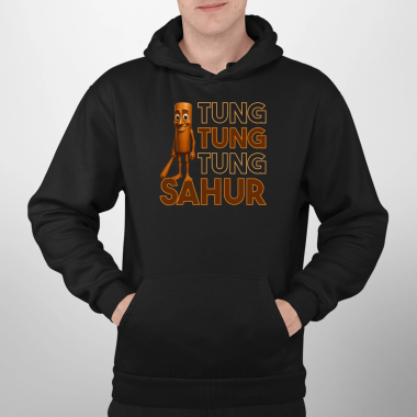 Tung tung tung sahur - Italian Brainrot - pánská mikina s potiskem