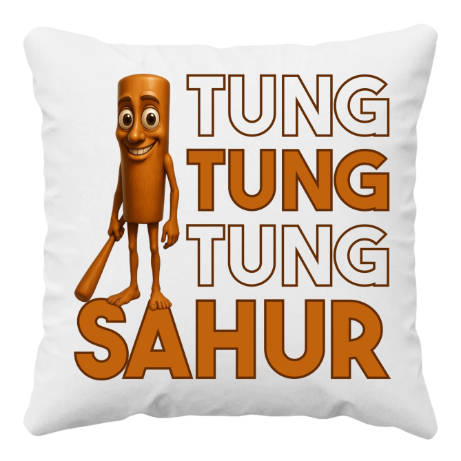Tung tung tung sahur - Italian Brainrot - polštář s potiskem