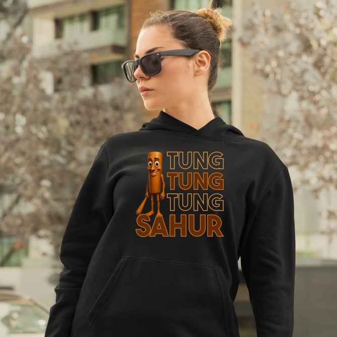 Tung tung tung sahur - Italian Brainrot - dámská mikina